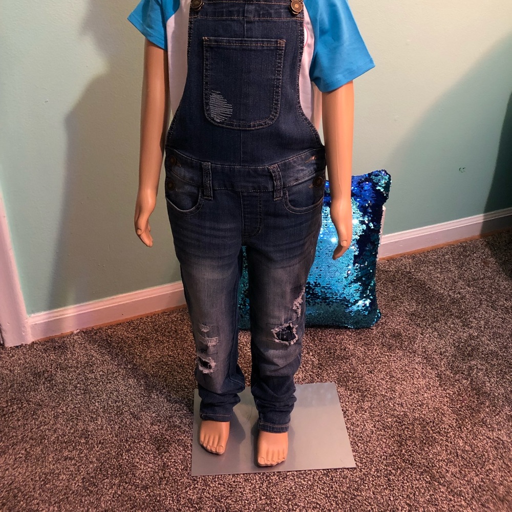 Denim Overalls